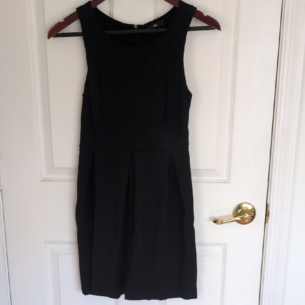 GAP Black Sleeveless Mini Dress for Cocktail